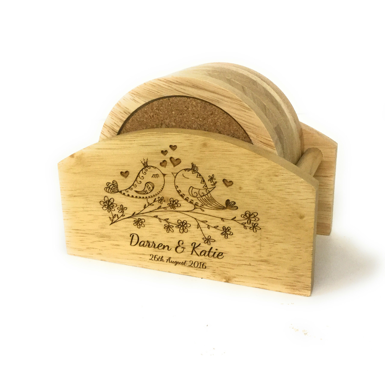 Personalised drink coasters cheap