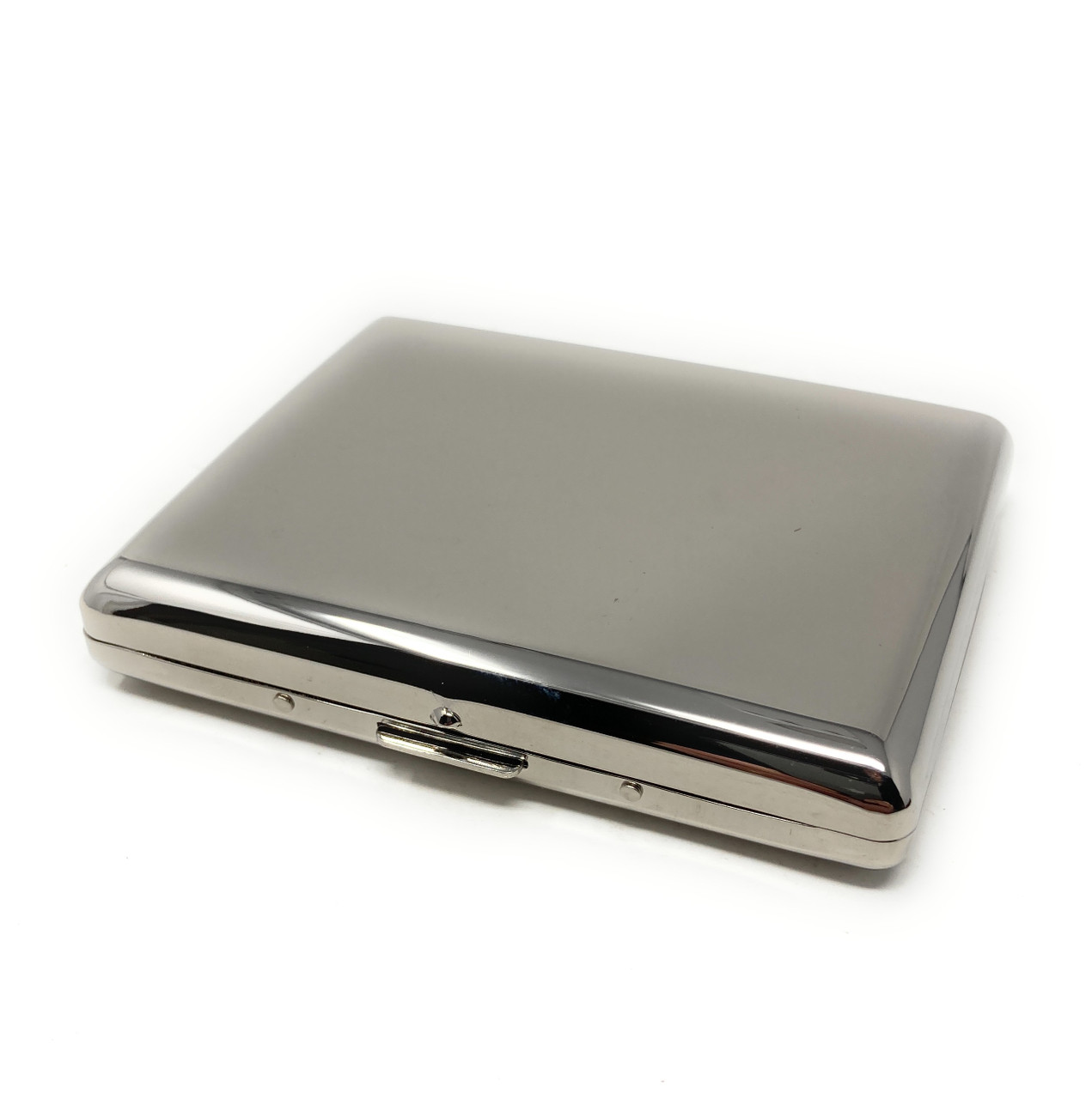 chrome cigarette case Personalised Polished Chrome Double Cigarette Case