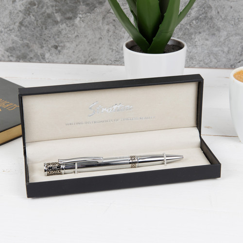 Personalised Ornate Scroll Ball Point Pen