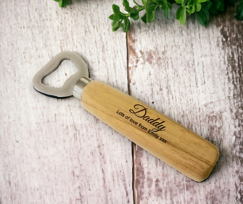 Personalised Wooden Bottle opener - BESTSELLER