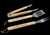 Personalised BBQ 3 Piece Barbecue Tool Set - Barbecue King Queen Design