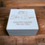 Personalised White Cushioned Ring Box