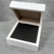 Personalised White Cushioned Ring Box