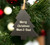 Personalised Slate Engraved Hanging Christmas Tree Decoration