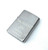 Engraved brushed chrome Zippo lighter with custom message