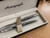 Personalised Autograph Chrome Pen and Letter Opener Gift Set with Custom Engraving – Elegant Writing and Office Accessory Gift. Displayed in  matching gift box.