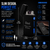 Image showing black USB ARC lighter with product dimensions.
