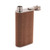 Personalised Wood Wrap 9oz Stainless Steel Hip Flask- Wedding Father's Day Best Seller