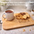 Personalised tea and biscuit afternoon tea serving board with engraved name and message