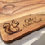 Personalised 35cm Acacia Wood Rectangular Nibbles Serving Board