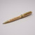 A wooden pen case and matching ballpoint case. Both items made from eco friendly bamboo. Pen has gold coloured pocket clip and parts. Customised text on case lid and pen .