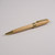 A wooden pen case and matching ballpoint case. Both items made from eco friendly bamboo. Pen has gold coloured pocket clip and parts. Customised text on case lid and pen .