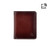 Personalised slim tan leather RFID card & cash wallet