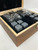 Personalised Whisky Stones &  2 x Tumblers Gift Set – Best Man & Father of the Bride Wedding Gift in Engraved Wooden Box