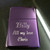 Personalised Purple Abyss Genuine Zippo Lighter With Logo