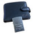 Personalised RFID Black Leather Wallet with Brushed Chrome Zippo Lighter