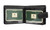 Inside view of RFID wallet with  showing clear ID comartments