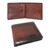 interior View of Personalised Luxury RFID Burnished Tan Leather Cash & Card Wallet