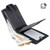 Inside view of engraved RFID wallet with card slots and coin pocket