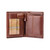 Personalised Brown Trifold Leather Wallet - Engraved With A Name Or Initials