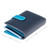 Personalised Leather RFID Luxury Blue Cash & Coin Purse (Best Seller)