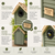 4 image grid showing product features of personalised bird box showing personalisation, build quality and durability