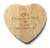 Personalised Heveawood Heart Shaped Chopping  Board - Wedding Design