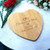 Personalised Heveawood Heart Shaped Chopping  Board - Wedding Design