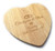 A heart shaped  serving chopping board. Hand crafted from light rubberwood. Engraved entwined wedding rings and customised wording.