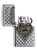 Personalised Heart Street Chrome Genuine Zippo Lighter