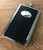 Personalised 8oz Stainless Steel & Black Leather Hip Flask