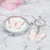 Personalised Butterfly Compact Mirror And Keyring Gift Set