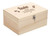 Personalised 28cm Luxury Pale Wood Pet Memorial Ashes Casket - Large (Larger Size)