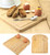 Personalised Breakfast Toast Shaped Serving Board With Egg holders