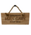 Personalised Deluxe Oak Wooden Hanging Rectangular Plaque