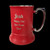 Personalised Red Finish Stainless Steel 500ML Tankard