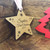 Personalised Baby's First  Christmas Wooden Star Tree Decoration