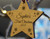 Personalised Baby's First  Christmas Wooden Star Tree Decoration