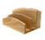 Angled view of personalised wooden mail rack and desk tidy – multi-use organiser
