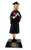 Personalised Resin Black & Gold Male Graduation Figurine