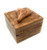 Personalised Heart Mango Wood Square Trinket Box - Small