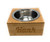 Personalised Bamboo Elevated Raised Single Stainless Steel Cat Bowl Pet Feeder - Small