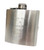 Personalised 6oz Silver Hip Pocket Flask Gift Set- Best Seller