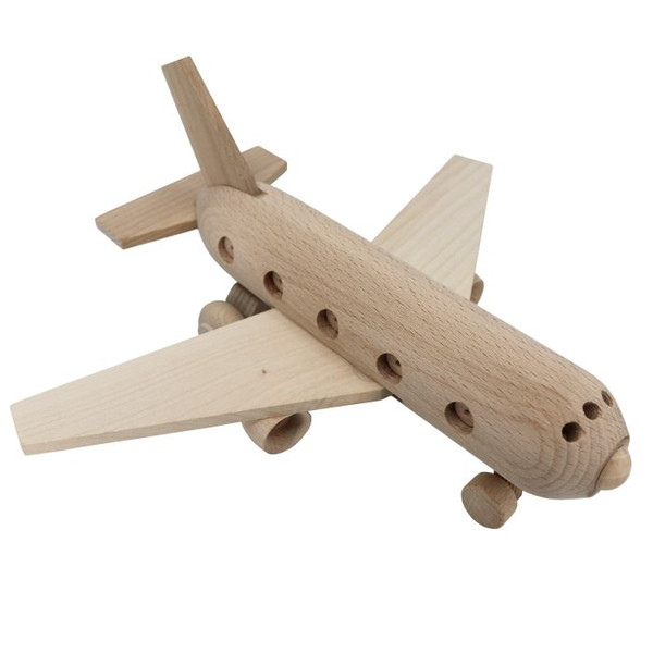 Personalised Hand Crafted Wooden Model Aeroplane Toy