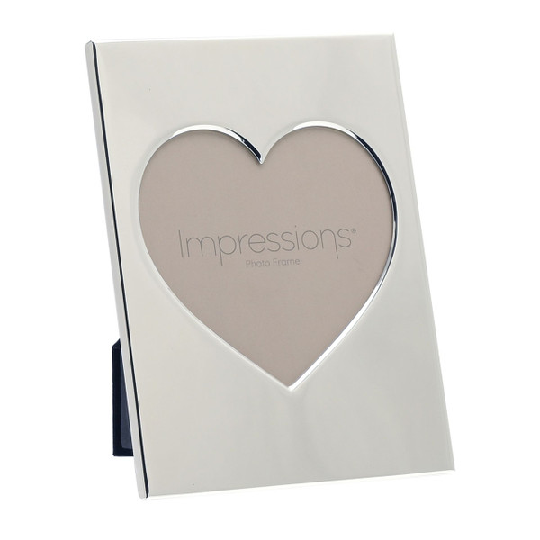 Personalised 5" X 5" Heart Shaped Compact Picture Frame