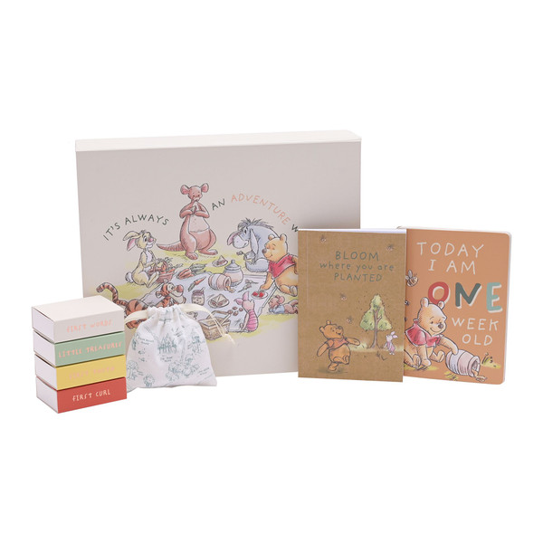 Disney the Winnie Pooh Keepsake Box "Baby 1st Moments" Gift Set