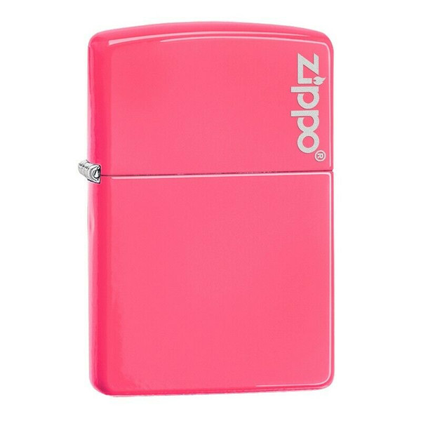 Personalised Neon Pink Genuine Zippo Lighter