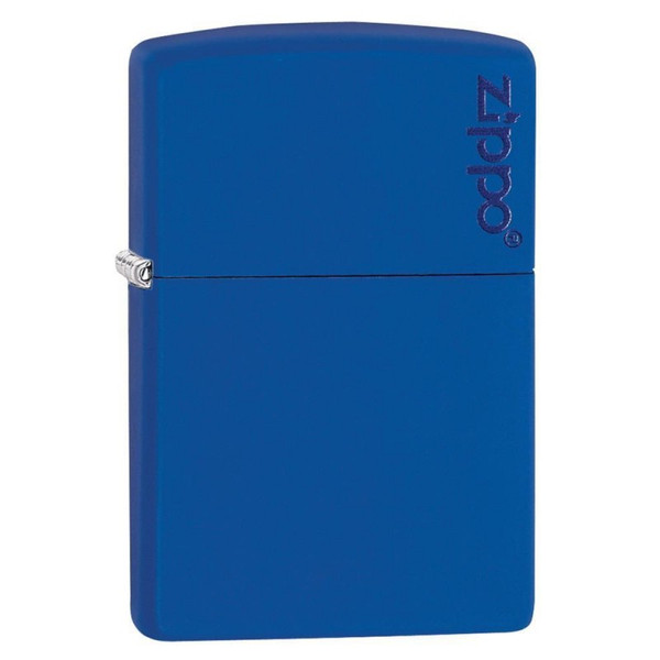 Personalised Blue Matte Genuine Zippo Lighter