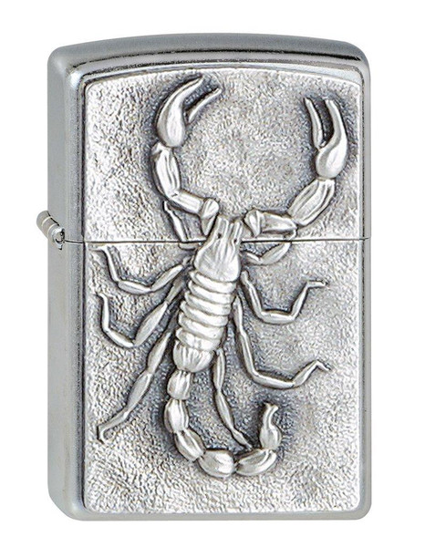 Personalised Scorpion Street Chrome Genuine Zippo Lighter