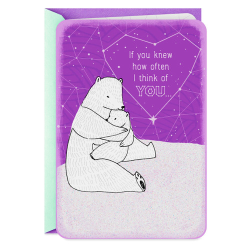 Hugging Bears Thinking of You Card